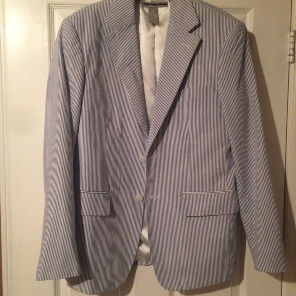 Seersucker blazer